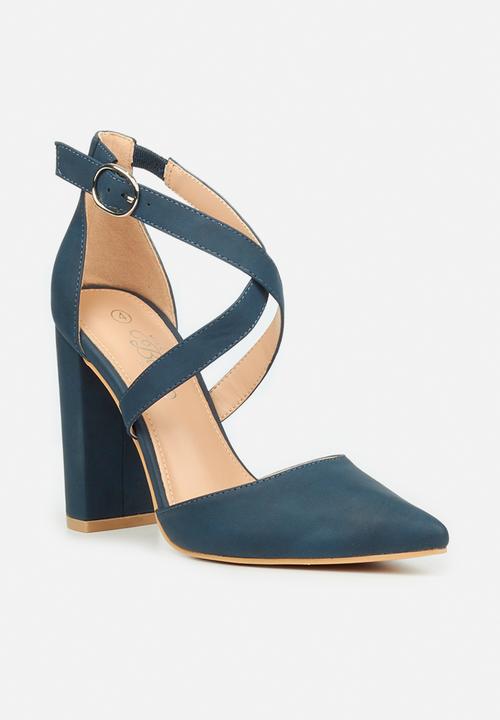 Miss Black - Criss1 heel - navy
