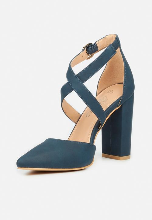Miss Black - Criss1 heel - navy