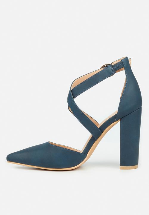 Miss Black - Criss1 heel - navy