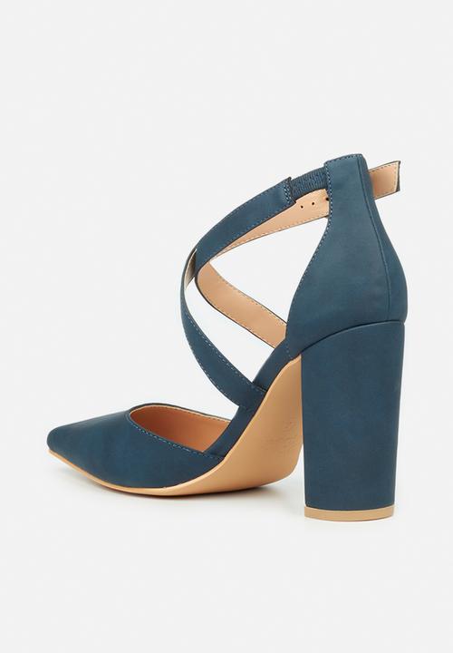 Miss Black - Criss1 heel - navy