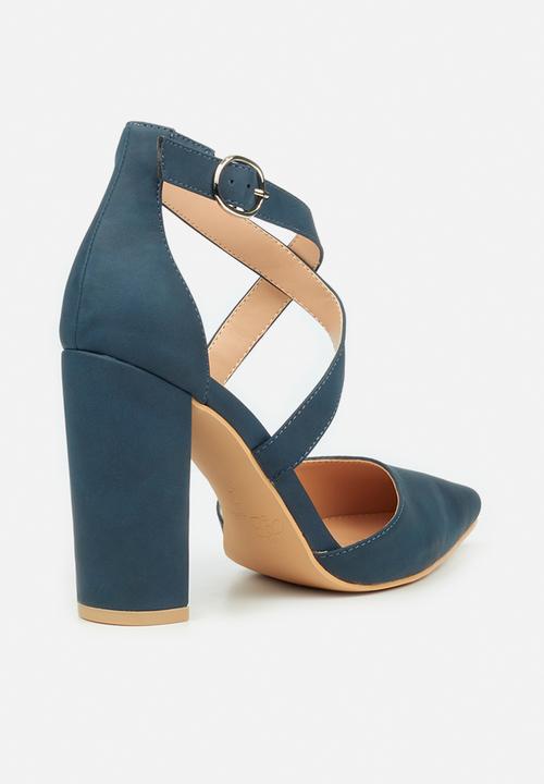 Miss Black - Criss1 heel - navy