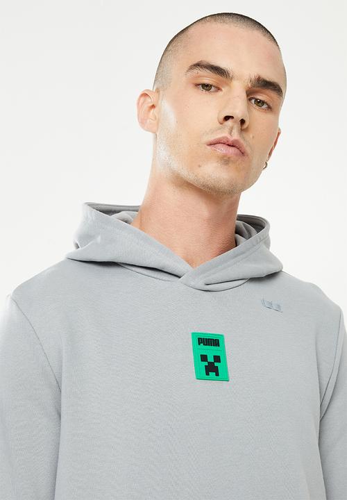 PUMA - PUMA x MINECRAFT Hoodie  - Griffin Grey