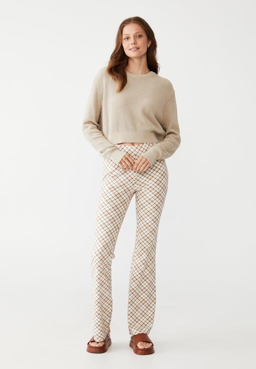 Cotton On - Everyday crop pullover - washed sand