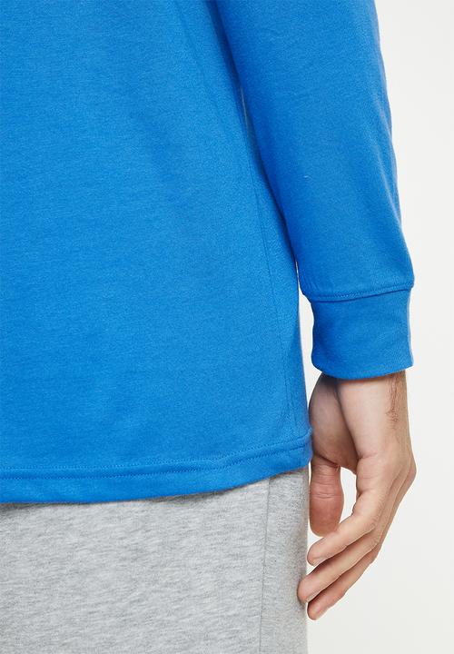 Under Armour - UA Wordmark Fill Printed Long Sleeve - Victory Blue/White