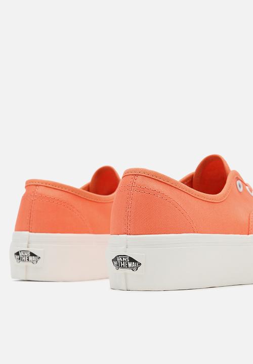 Vans - Ua authentic platform 2.0 - (twill) melon/blanc de blanc