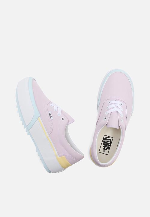 Vans - Ua era stacked - (pastel) multi/true white