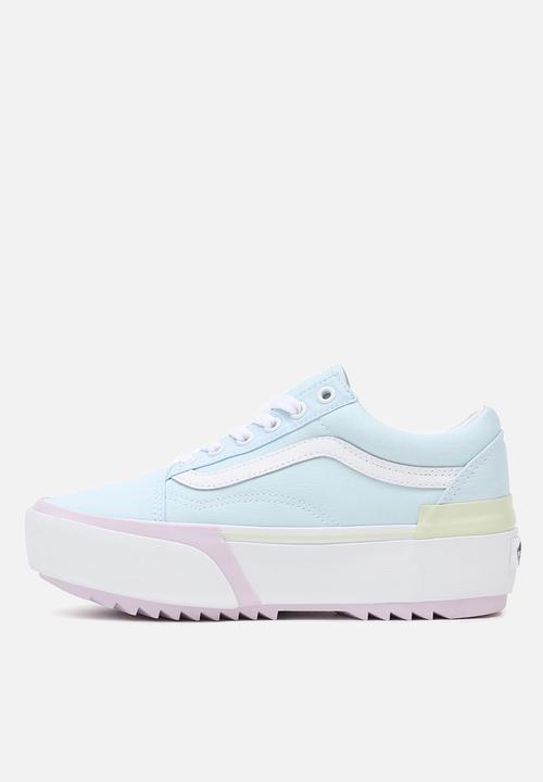 Vans - Ua old skool stacked - (pastel) multi/true white