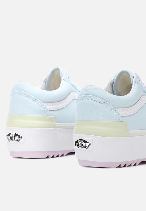 Vans - Ua old skool stacked - (pastel) multi/true white
