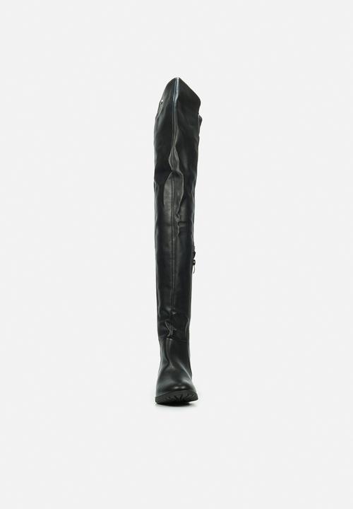 Miss Black - Krabi1 over the knee boot - black