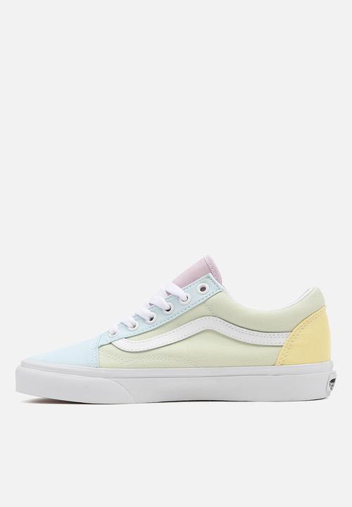 Vans - Ua old skool - (pastel block) multi/true white