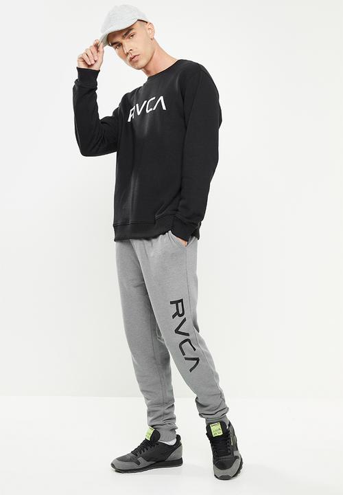 RVCA - Big RVCA  crew - black