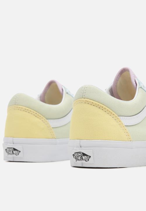 Vans - Ua old skool - (pastel block) multi/true white