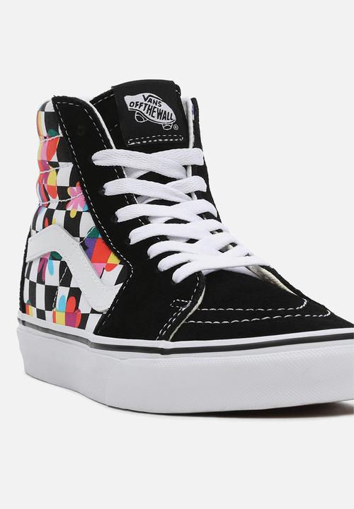Vans - Ua sk8-hi - (floral checkerboard) black/true white