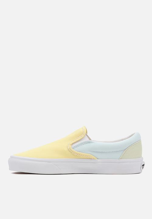 Vans - Ua classic slip-on - (pastel block) multi/true white