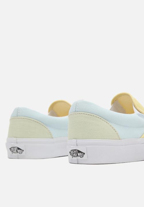 Vans - Ua classic slip-on - (pastel block) multi/true white