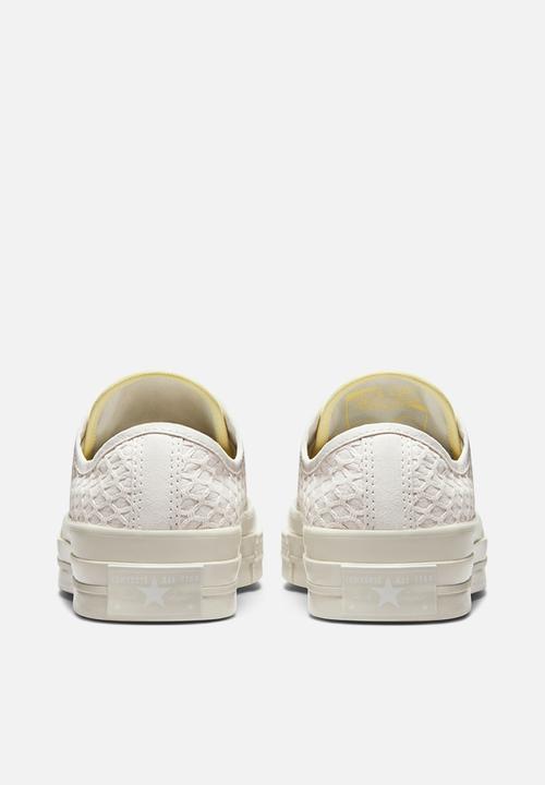 Converse - Chuck 70 summer jacquard ox - pale putty/lemon drop/pale putty 