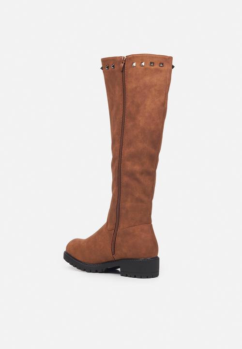 Miss Black - Rocca1 riding boot - brown
