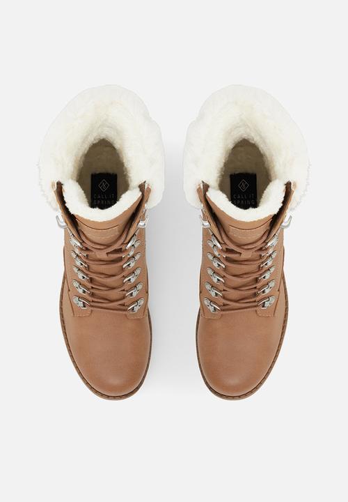 Call It Spring - Adalynne boot - cognac