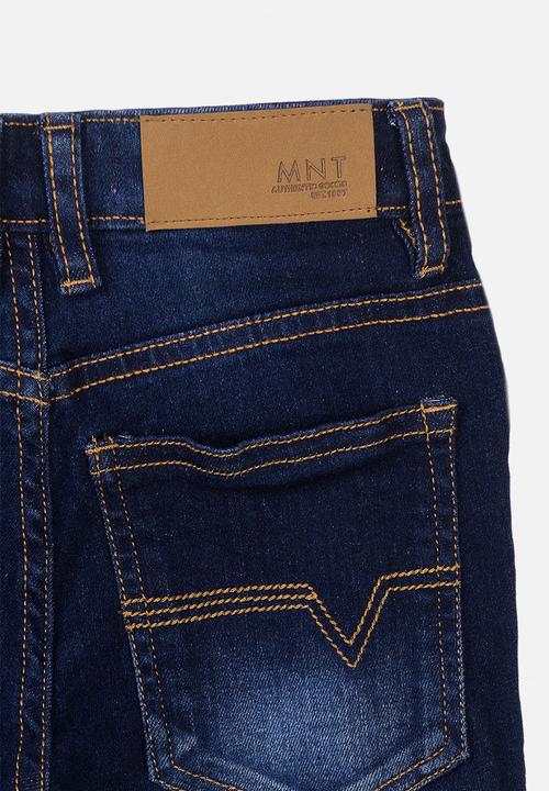MINOTI - Denim jean with fraying detail - blue 