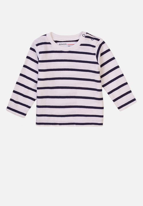 MINOTI - 2 Piece long sleeve tee & dungaree set - grey 