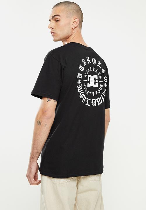 DC - Dc old circle short sleeve - black