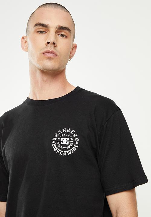 DC - Dc old circle short sleeve - black