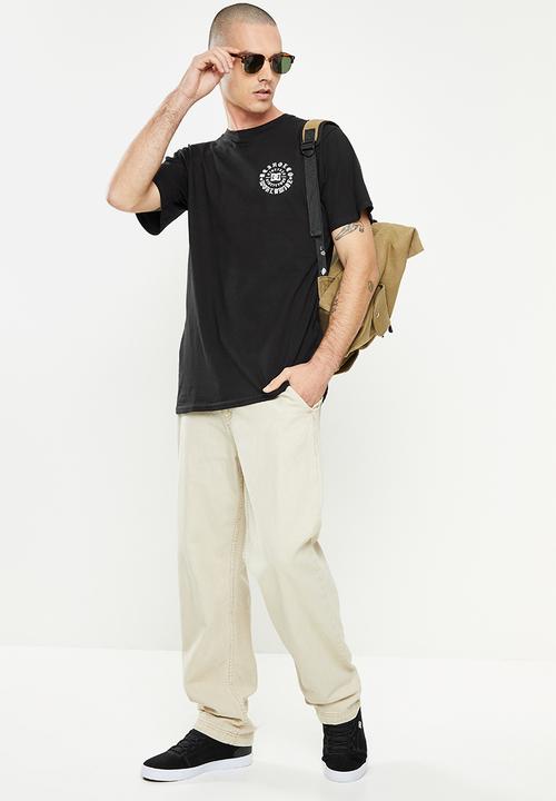 DC - Dc old circle short sleeve - black