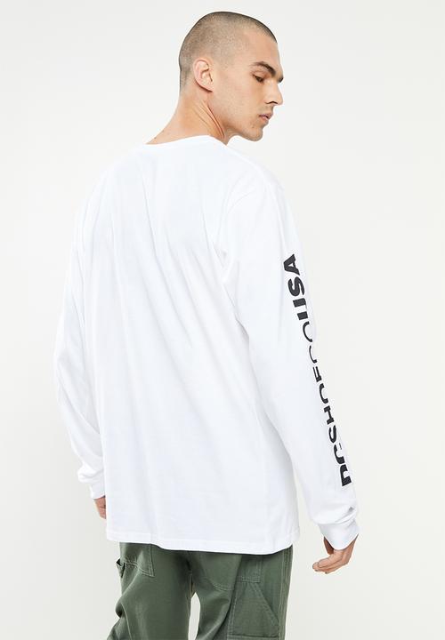 DC - Dc star long sleeve - white
