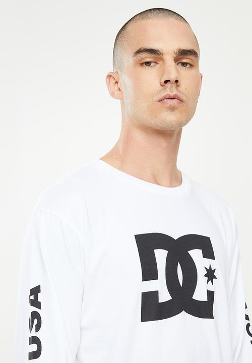 DC - Dc star long sleeve - white