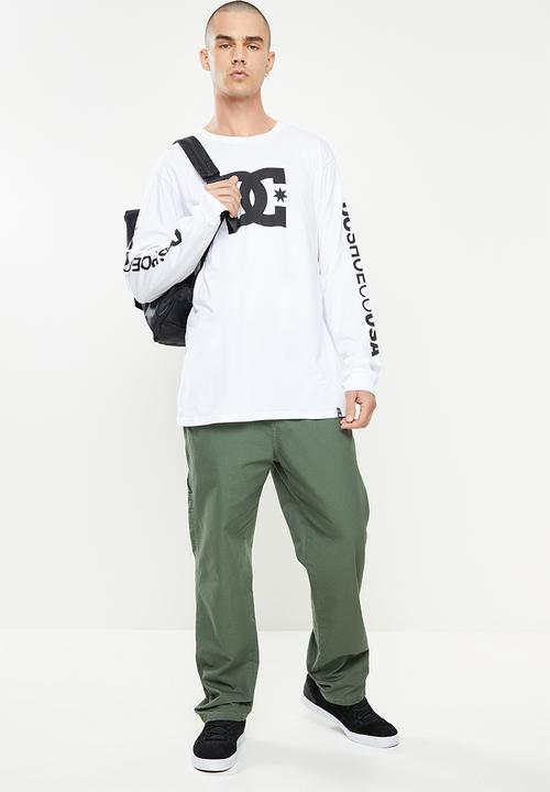 DC - Dc star long sleeve - white