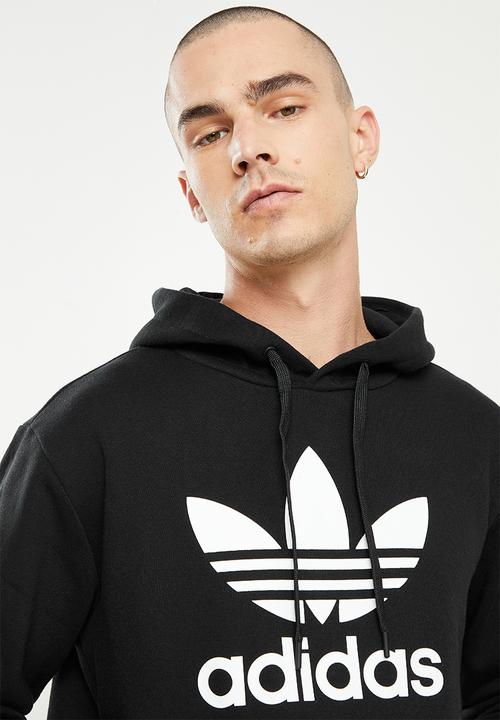 adidas Originals - originals trefoil hoodie - black
