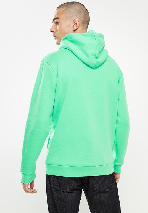 adidas Originals - originals essential trefoil hoodie sweatshirt - green