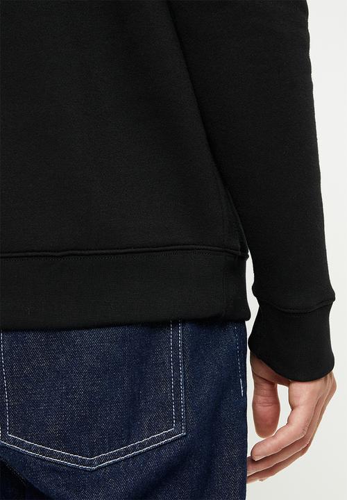 adidas Originals - originals essential trefoil crew sweat top - black