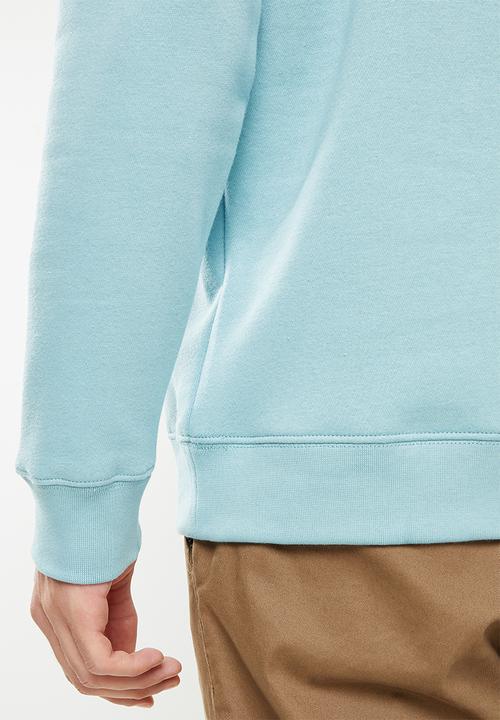 adidas Originals - originals essential trefoil crew sweat top - magic blue