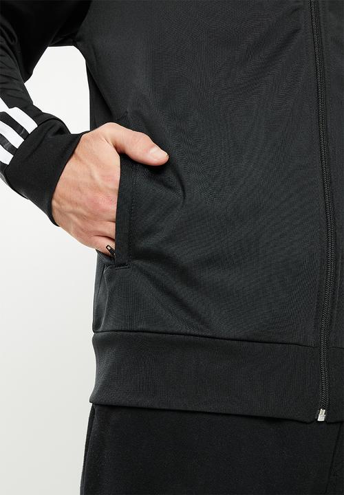 adidas Performance - 3-Stripes Tricot Track Top -  Black
