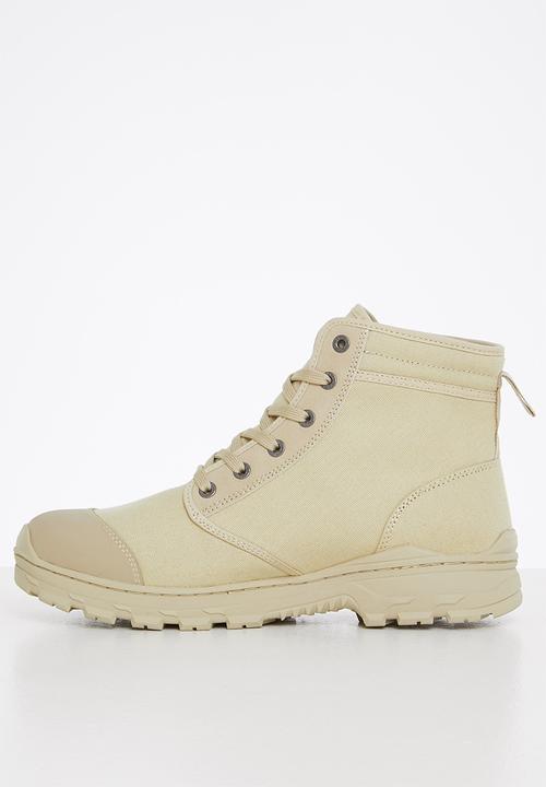 JEEP - Fabric mid ankle boot - stone