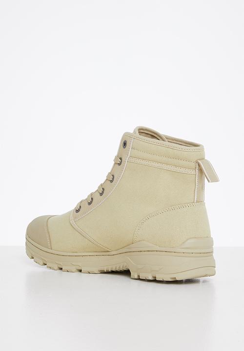 JEEP - Fabric mid ankle boot - stone