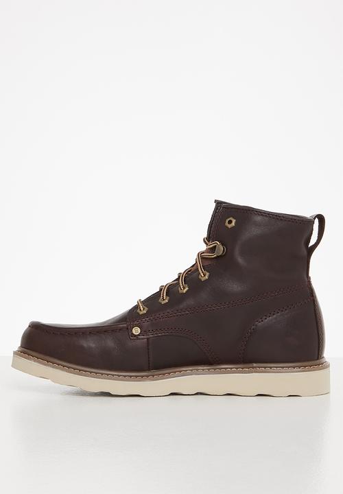 Cat Footwear - Glenrock mid boot - deep mahogany