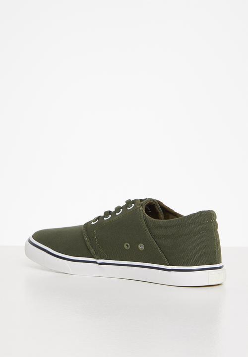 POLO - Classic canvas sneaker - olive