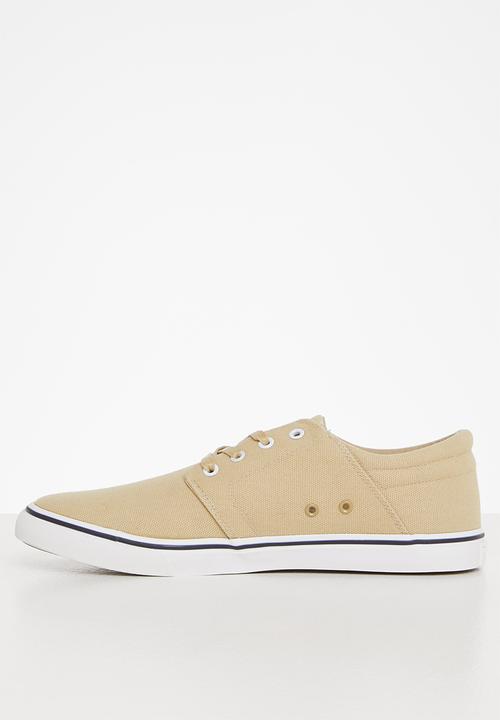 POLO - Classic canvas sneaker - stone