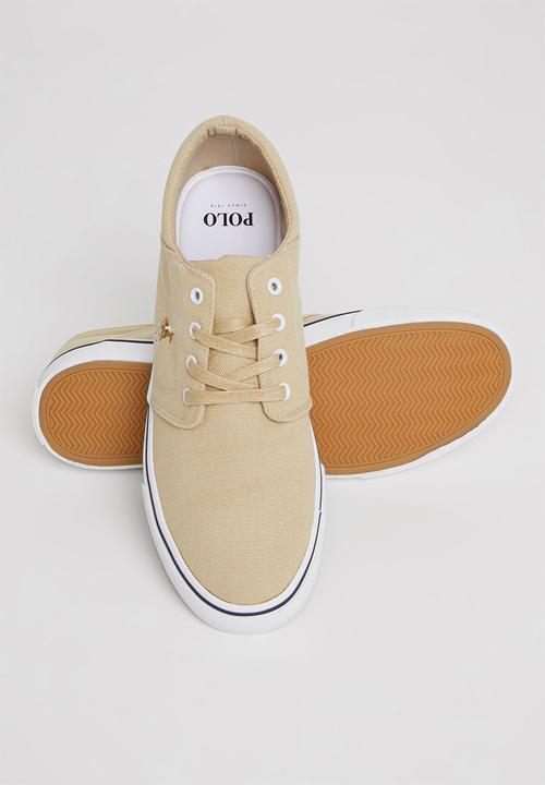 POLO - Classic canvas sneaker - stone