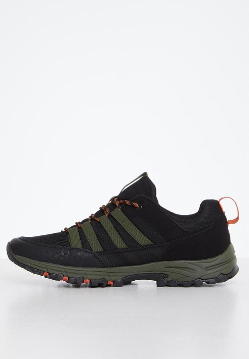 JEEP - Tech walking sneaker - black & olive