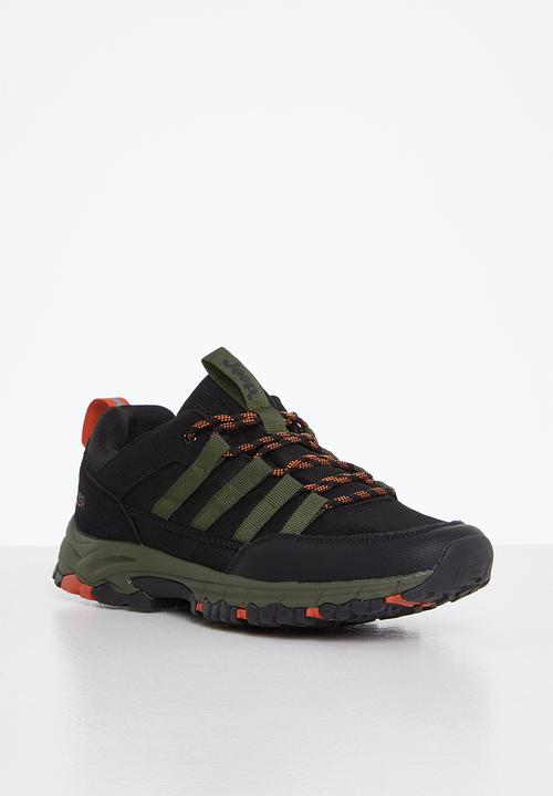 JEEP - Tech walking sneaker - black & olive