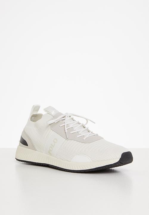 POLO - Polo side flash knit snkeaer - off white