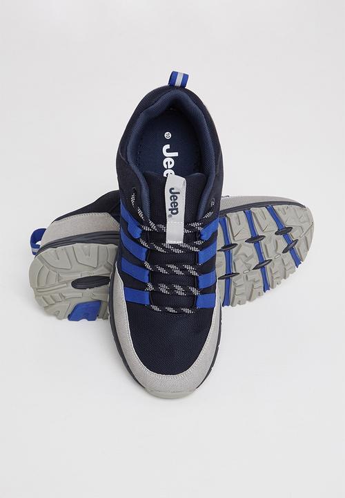 JEEP - Tech walking sneaker - navy & grey