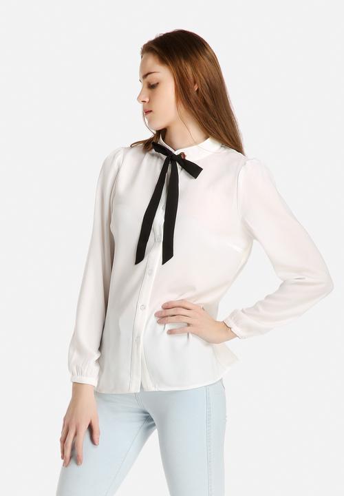 Dahlia - Blouse with Tie 