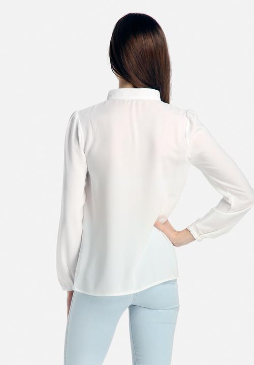 Dahlia - Blouse with Tie 