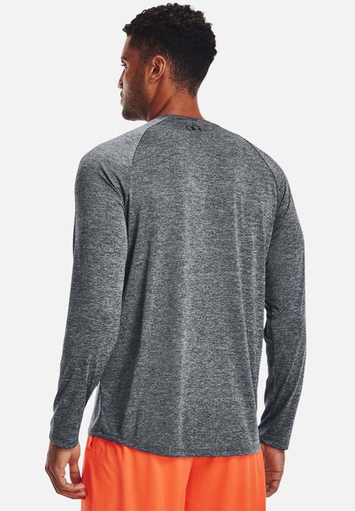 Under Armour - UA Tech™ Long Sleeve Tee - Pitch Grey & black