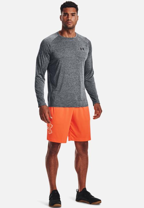 Under Armour - UA Tech™ Long Sleeve Tee - Pitch Grey & black