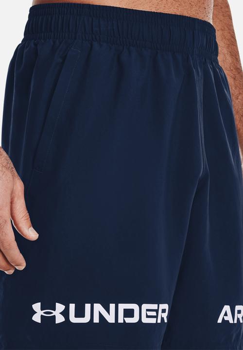Under Armour - UA Woven Graphic Wordmark Shorts - Academy & White